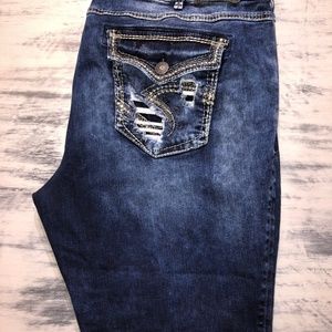 Sz 22 Silver Jeans Co. Suki Mid Slim